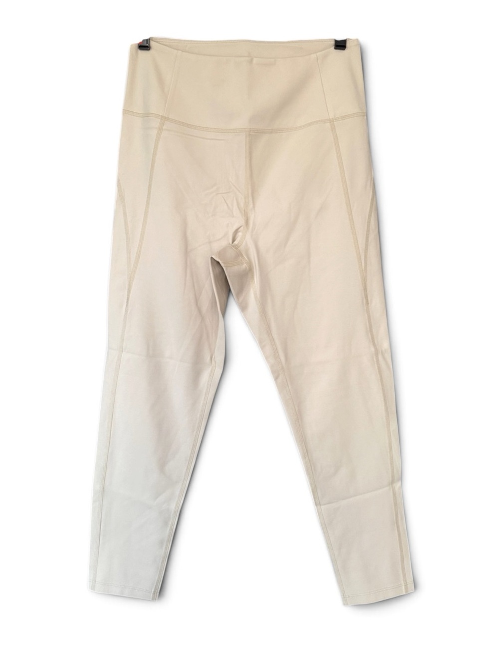 NWT girlfriend collective Beige High Rise Cropped Leggings